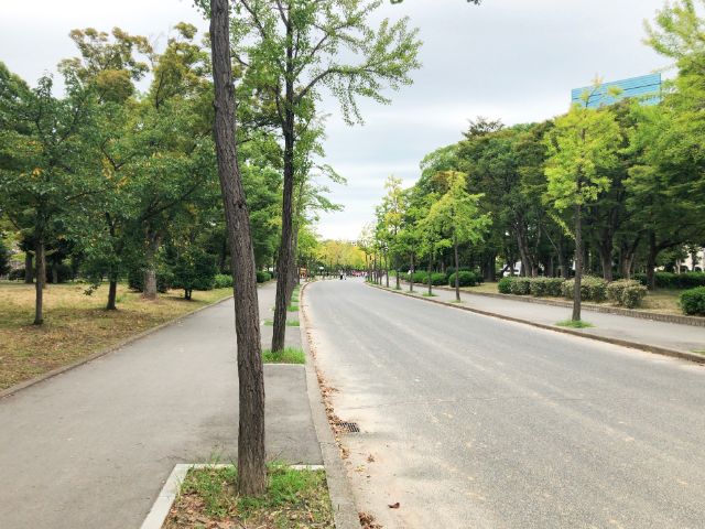 大阪城公園のランニングコース