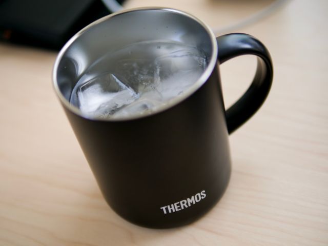 サーモス真空断熱マグカップの保温効果検証
