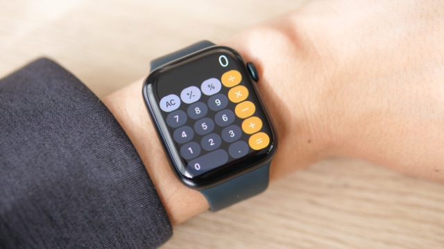 Apple Watchの計算機アプリ
